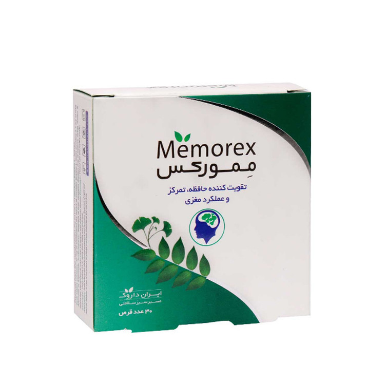 قرص ممورکس ایران داروک ۳۰ عدد