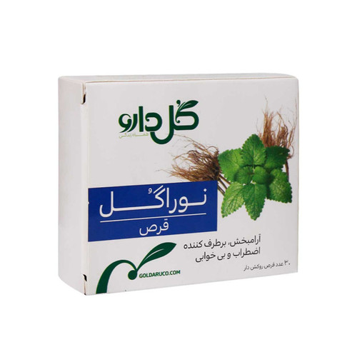 قرص روکش دار نوراگل گل دارو ۳۰ عدد