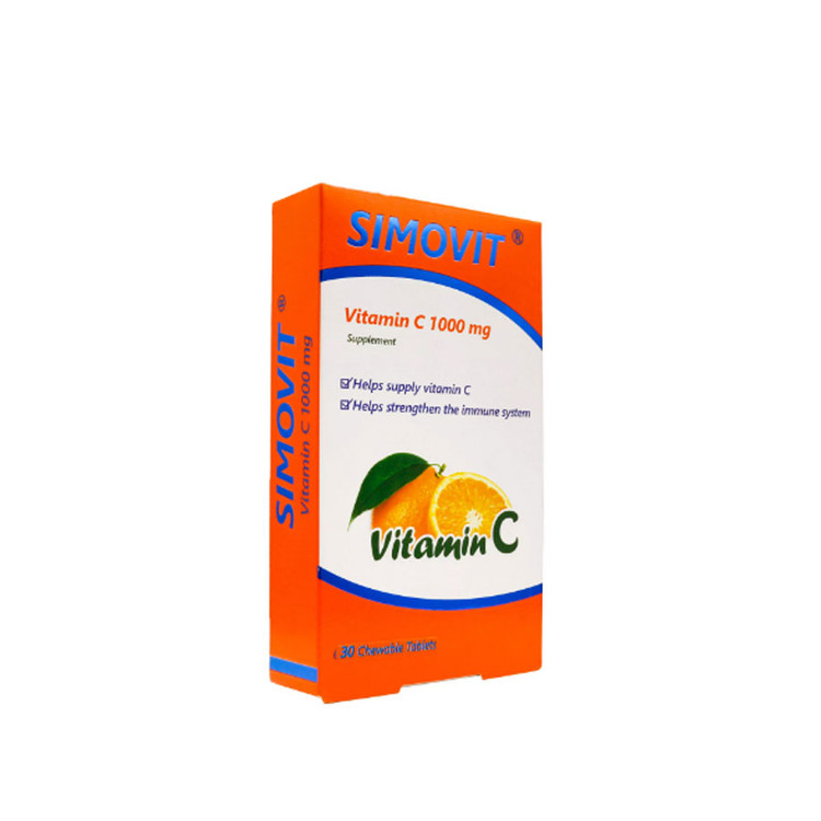 قرص جویدنی ویتامین سی 1000 سیمویت سیمرغ دارو عطار 30 عدد