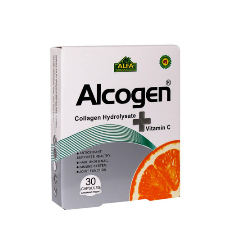 کپسول آلکوژن با ویتامین C آلفا ویتامینز