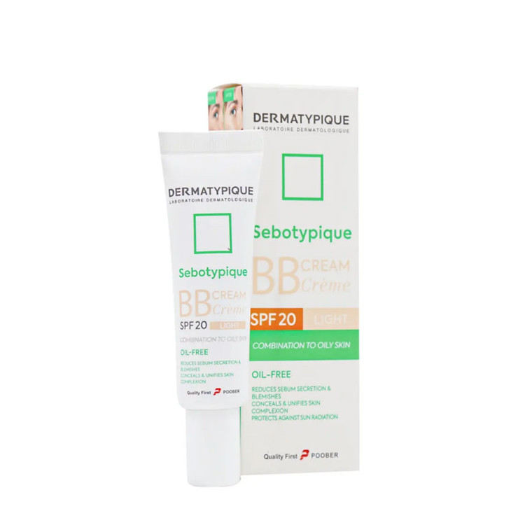 بی بی کرم SPF20 درماتیپیک مناسب پوست چرب و مختلط 30 میلی لیتر | بژ روشن