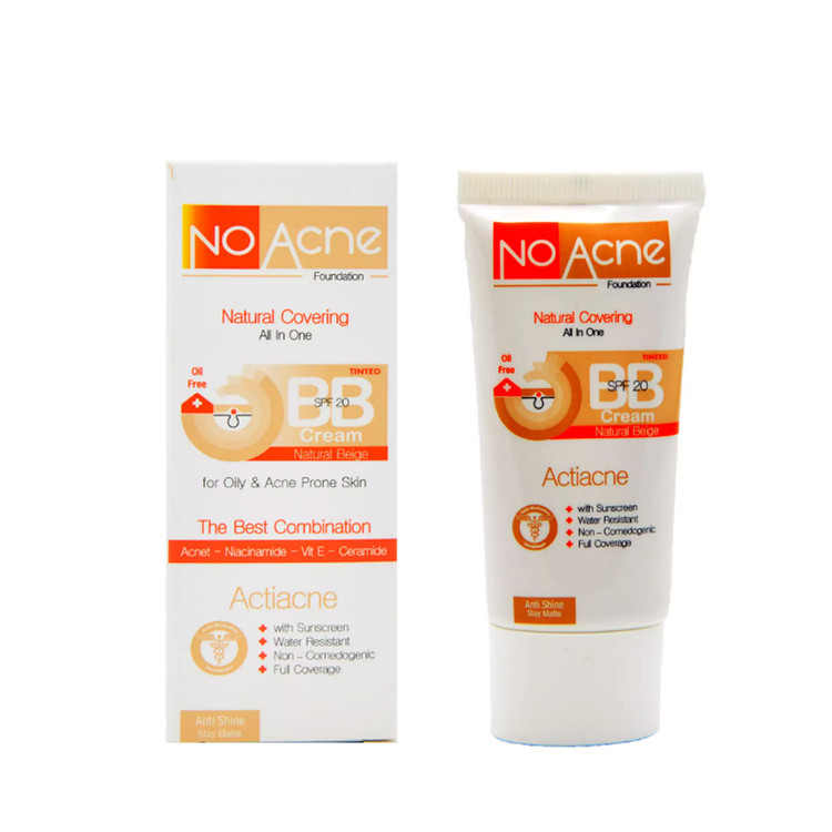 بی بی کرم پوست چرب و جوش دار نو آکنه 40 میلی لیتر | بژ طبیعی