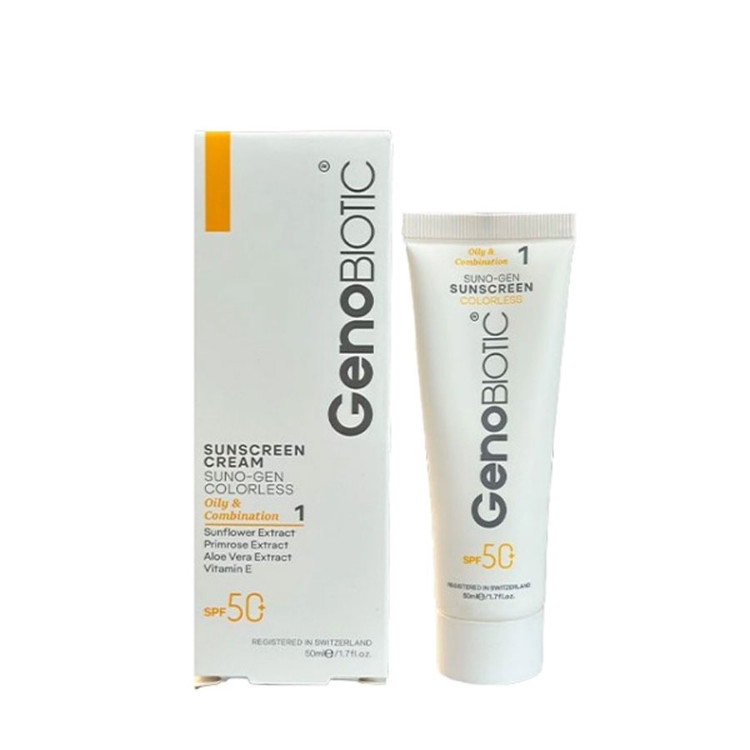 کرم ضد آفتاب ژنوبایوتیک مناسب پوست های چرب