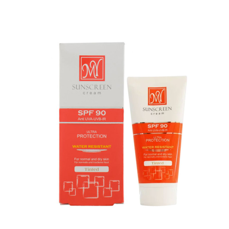 کرم ضد آفتاب SPF90 مای مناسب پوست های معمولی تا خشک ۵۰ میلی لیتر