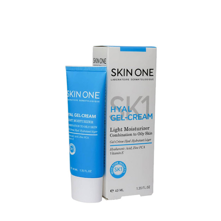 ژل کرم مرطوب کننده هیال اسکین وان مناسب پوست مختلط تا چرب 40 میلی لیتر