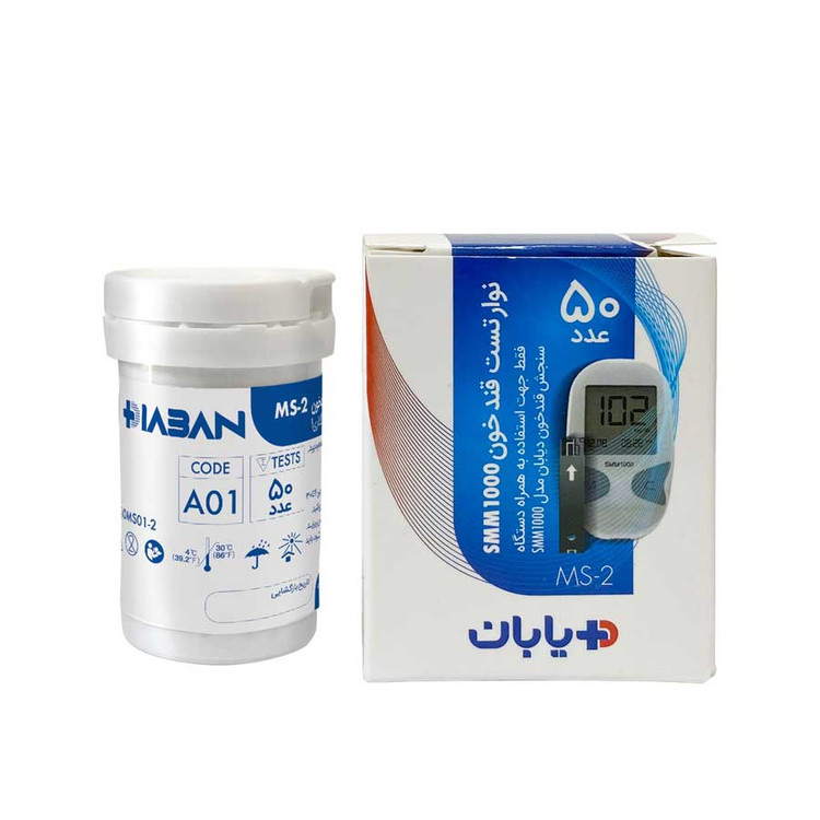نوار تست قند خون اس ام ام 1000 دیابان