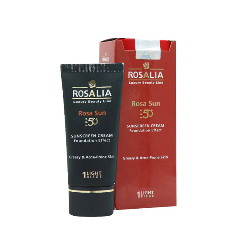 کرم ضد آفتاب SPF50 پوست چرب رزاسان رزالیا 40 میلی لیتر