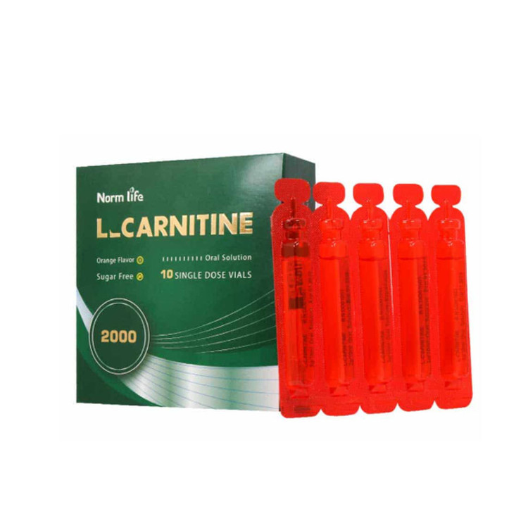 ویال خوراکی ال کارنیتین 2000 میلی گرم نورم لایف 10 عدد