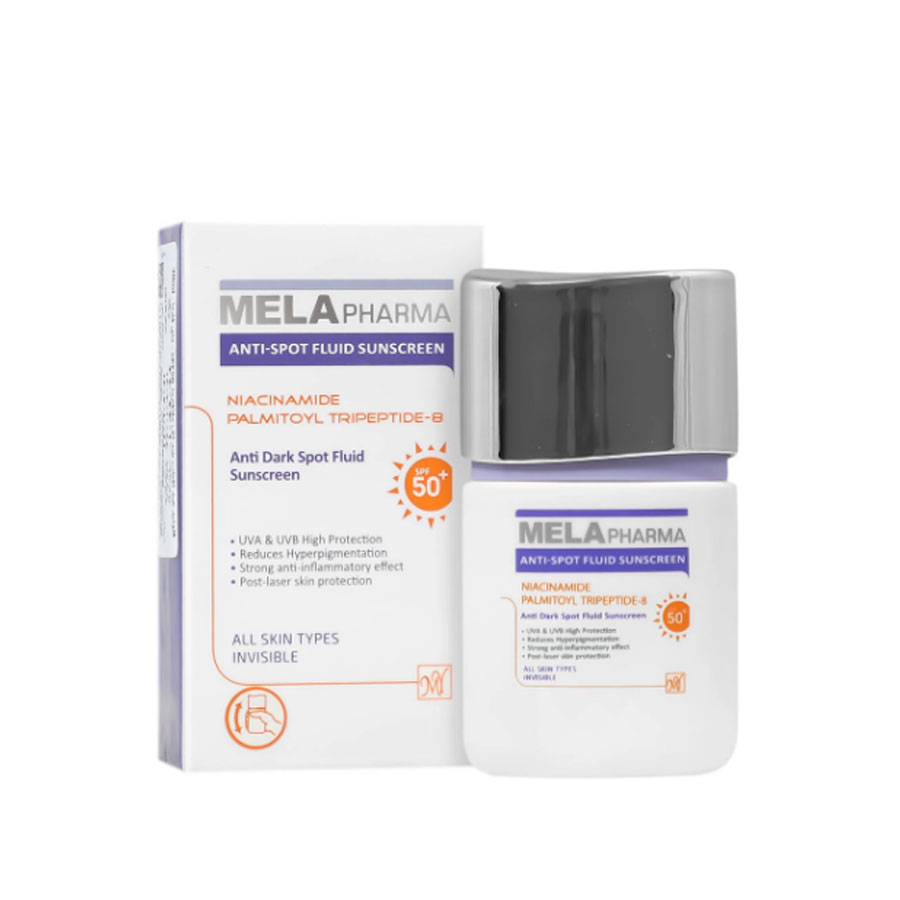فلوئید ضد آفتاب و ضد لک ملافارما SPF50