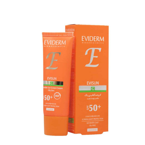 کرم ضد آفتاب پوست چرب SPF50 اویدرم 40 میلی لیتر