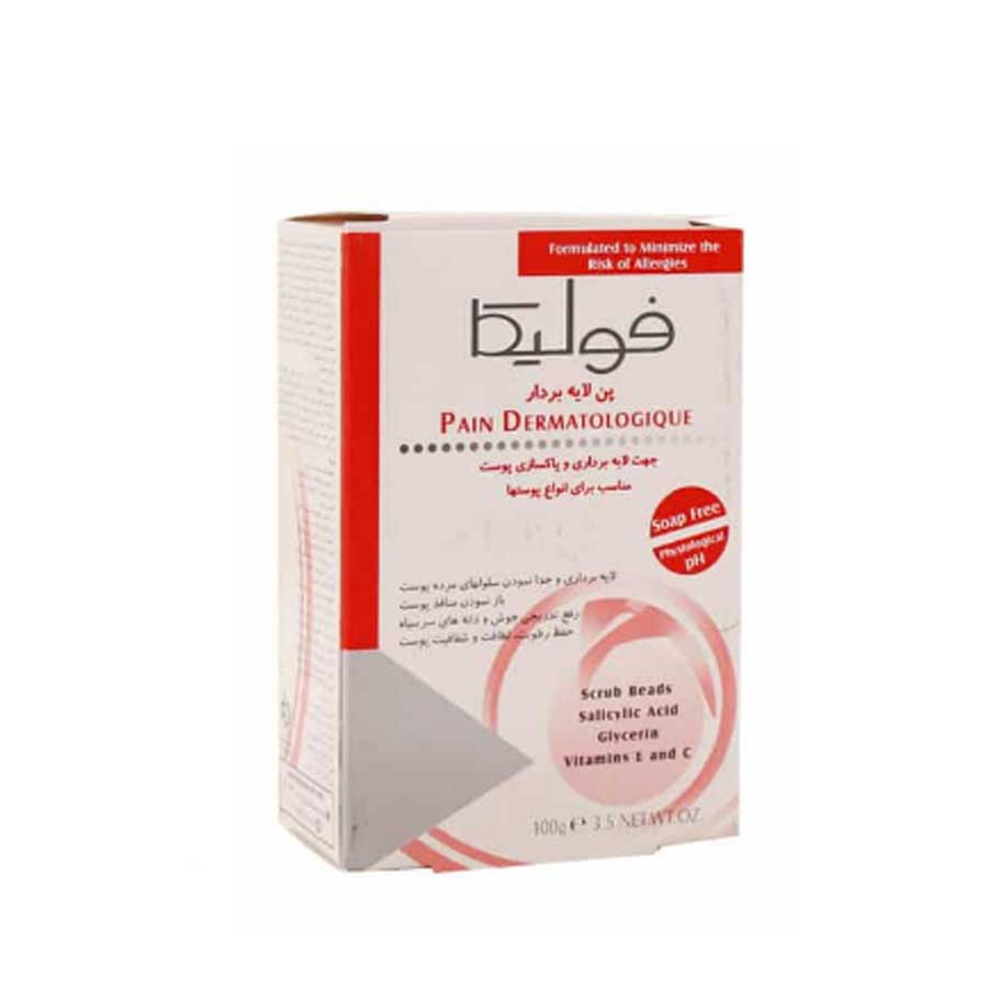 پن لایه بردار و اسکراب فولیکا مناسب انواع پوست ۱۰۰ گرم