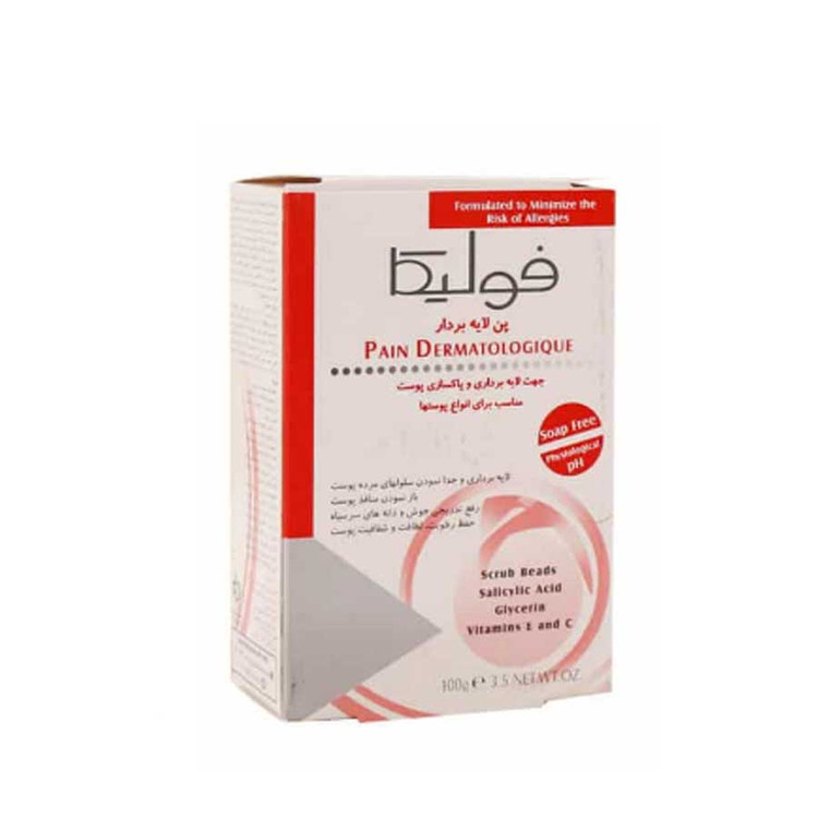 پن لایه بردار و اسکراب فولیکا مناسب انواع پوست ۱۰۰ گرم