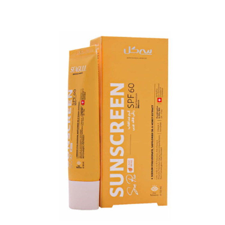 کرم ضد آفتاب رنگی سی گل SPF60 فاقد چربی ۵۰ میلی لیتر
